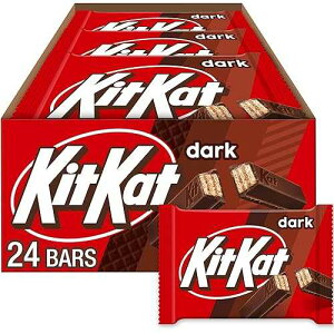 �L�b�g�J�b�g �_�[�N�`���R���[�g�E�G�n�[�X �L�����f�B�[�o�[�A1.5 �I���X (24 ��) KIT KAT Dark Chocolate Wafer Candy Bars, 1.5 oz (24 Count)