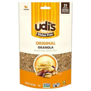 Udi's �O���e���t���[ �I���W�i�� �O���m�[���A11 �I���X Udi's Gluten Free Original Granola, 11 oz.