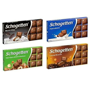 3.52 Ounce (Pack of 4), Cookies and Cream, Alpine , Schogetten German Chocolate Variety Pack (Bundle of 4) Tastes of Germany 3.52 Ounce (Pack of 4), Cookies and Cream, Alpine, Schogetten German Chocolate Variet