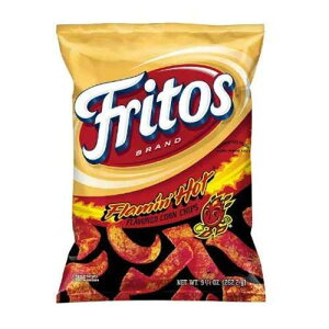 Frito Lay, Fritos, Flamin' Hot, Corn Chips, 9.25oz Bag (Pack of 3)