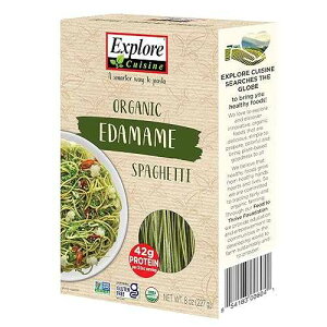 Explore Cuisine Organic Edamame Spaghetti - 8 oz, Pack of 4 - Easy-to-Make Pasta - High in Plant-Based Protein - Non-GMO, Gluten Free, Vegan, Kosher - 16 Total Servings