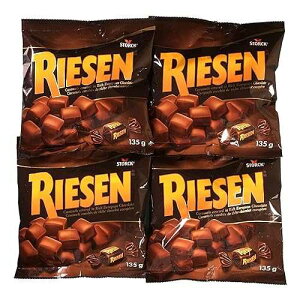 Riesen Chewy Caramels Candy, 135g/4.8 oz., Bag {Imported from Canada}