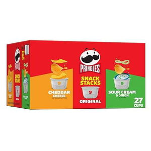 ???? ???? ???? ??, ?? ??, ?? ? ??, ?? ??, ????? ?, 547?? ?? (27?) Pringles Potato Crisps Chips, On-the-Go Snacks, Snack Stacks, Variety Pack, 19.3oz Box (27 Cups)??