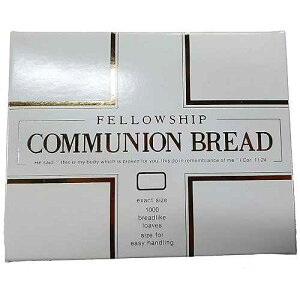 Cavanagh Fellowship Communion Bread 1000 Count Breadlike Loaves Sized