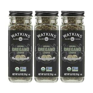 Watkins Gourmet Organic Spice Jar, Oregano Leaves, 0.77 Ounce (Pack of 3)