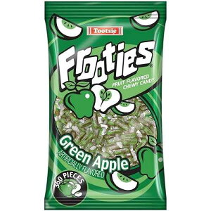 Frootie �g�b�c�B�[ ���[�� �`���[�C�[ �L�����f�B�A�O���[�� �A�b�v���A38.8 �I���X�A360 �� (12 �p�b�N) Frooties Frootie Tootsie Roll Chewy Candy, Green Apple, 38.8 Ounce, 360 Count (Pack of 12)