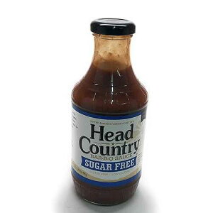 Head Country �V���K�[�t���[ �o�[-BQ �\�[�X �V���K�[�t���[ �O���e���t���[ 17.5 �I���X Head Country Sugar Free Bar-B-Q Sauce Sugar Free Gluten Free 17.5 oz