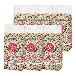Camellia Brand Dried Blackeye Peas - Premium Non-GMO Southern Pea for Hoppin' John, Soups, Stews, Salads, New Years Day, and Side Dishes - Gluten-Free, High Protein, Vegan & Vegetarian Friendly, 1 Pound (Pack