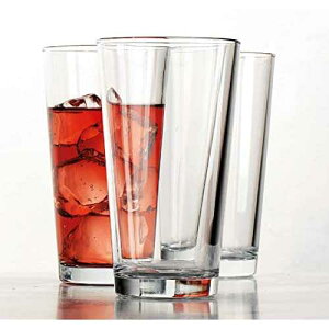 �O���X - 10 �Z�b�g - �n�C�{�[�� �O���X �J�b�v 17 �I���X - Home Essentials & Beyond - �r�[���O���X�A���A�W���[�X�A�J�N�e���A�A�C�X�e�B�[�A�o�[�O���X�A�H��􂢋@�Ή��B Drinking Glasses - Set Of 1