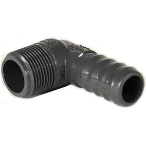 Dura Schedule 40 PVC �G���{ �C���T�[�g �A�_�v�^�[ 1/2 �C���` MPT x 5/8 �C���` �z�[�X�o�[�u Dura Schedule 40 PVC Elbow Insert Adapters 1/2 MPT x 5/8 Hose Barb
