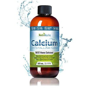 NutriNoche �t�̃J���V�E�� �T�v�������g - 30 PPM �̃R���C�h��t�̃J���V�E�� - �ō��̃J���V�E�� �T�v�������g NutriNoche Liquid Calcium Supplement - 30 PPM of Colloidal Liquid Calcium - Best Calcium Supplement