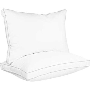 Utopia Bedding �x�b�h�� �����p �N�C�[���T�C�Y 2�Z�b�g �Ђ���z�e���i�� �}�`�t���� �����A�������A�������Q�p (�z���C�g) Utopia Bedding Bed Pillows for Sleeping, Queen Size, Set of 2, Cooling Hotel Qua
