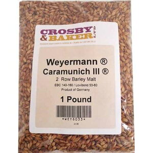 ���C�A�[�}�� �J�����j�b�q III �����g 1 �|���h Home Brew Ohio Weyermann Caramunich III Malt 1 Lb.