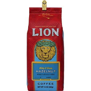 Hazelnut 10oz Coffee Bags - Case Rate Lion Coffee Hazelnut 10oz Coffee Bags - Case Rate