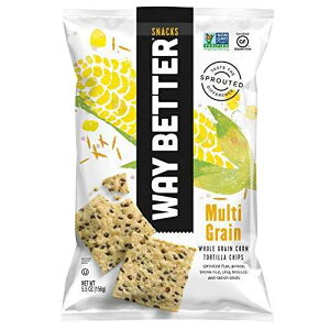 Way Better Snacks Multi Grain Tortilla Chips, 5.5 oz