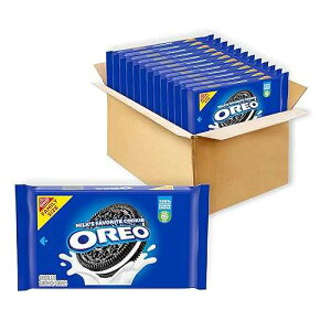 OREO �`���R���[�g�T���h�N�b�L�[�A�t�@�~���[�T�C�Y�A12 - 19.1 �I���X�p�b�N (12 �p�b�N) OREO Chocolate Sandwich Cookies, Family Size, 12 - 19.1 Ounce Packs (Pack of 12)