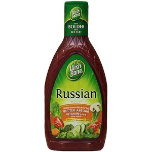 �E�B�b�V���{�[�� ���V�A�� �T���_ �h���b�V���O (2 �p�b�N) 16 �I���X �{�g�� Wish-Bone Russian Salad Dressing (Pack of 2) 16 oz Bottles