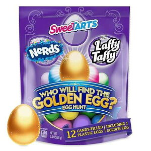 Wonka Egg Hunt with a Golden Egg, Candy-filled Easter Egg, 3.4 Ounce (12 count) SweeTARTS Wonka Egg Hunt with a Golden Egg, Candy-filled Easter Egg, 3.4 Ounce (12 count)