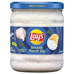 Lay's�A�X���[�X�����`�f�B�b�v�A15�I���X Lay's, Smooth Ranch Dip, 15 oz