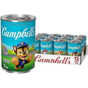 Campbell s Condensed Kids Soup, Paw Patrol Awesome Shapes Pasta With Chicken in Chicken Broth, 10.5 oz Can (12 Pack) Campbell's Campbell s Condensed Kids Soup, Paw Patrol Awesome Shapes Pasta With Chicken in Chicken