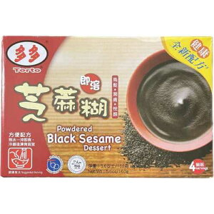 �g���g �C���X�^���g���������܃f�U�[�g 1��(4��) Torto Instant Powdered Black Sesame Dessert, 1 Box (4 sachets)