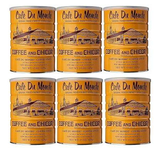 Cafe Du Monde Coffee with Chicory, 15 oz, (Pack of 6) Cafe Cafe Du Monde Coffee with Chicory, 15 oz, (Pack of 6)