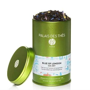 Palais des Th s - Blue of London - Earl Grey Black Tea, Bergamot & Cornflower - Premium Loose Leaf, Serves 20-25 Cups - 3.5oz Tin Palais des Thes Palais des Th s - Blue of London - Earl Grey Black Tea, Bergam
