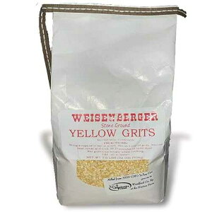 Weisenberger Stone Ground Grits, Yellow - Authentic, Old Fashioned, Southern Style Corn Grits - Local Kentucky Proud Product - Non-GMO, Coarse Ground Yellow, 2 lb, Pack of 2