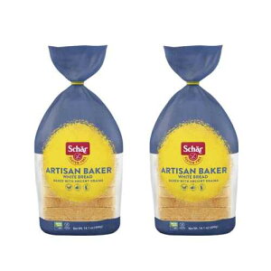 Schar - Artisan Baker White Bread - Certified Gluten Free - No GMO's, Dairy or Wheat - (14.01 oz) 2 Pack GLUTEN FREE PALACE Schar - Artisan Baker White Bread - Certified Gluten Free - No GMO's, Dairy or Wheat