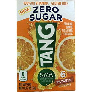 Sugar Free TANG On The Go 6/packet boxes .77oz each (12 Boxes) Htlaew Sugar Free TANG On The Go 6/packet boxes .77oz each (12 Boxes)