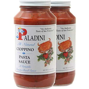 Paladini �I�[���i�`������ �`���b�s�[�m �p�X�^�\�[�X�A26 �I���X�A2 �{�g�� Paladini All-Natural Cioppino Pasta Sauce, 26 oz., 2 bottles