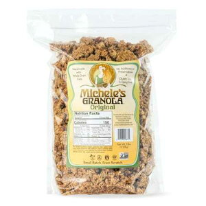 Michele's Granola Original, Handmade, Whole Grain, Vegan, Gluten-Free & Non-GMO, 80oz Resealable Bulk Bag Michele's Granola Michele's Granola Original, Handmade, Whole Grain, Vegan, Gluten-Free & Non-GMO, 80oz Res