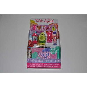 Taste Beauty - The Taste Squad �O�~ �A �u���C�N �t���[�o�[ ���O���X�A�����`�ʁA�X�e�b�J�[ Taste Beauty - The Taste Squad Gummy A Break Flavored Liglosses, Lunch Tin, Stickers