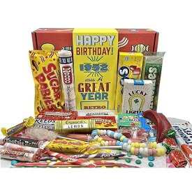 RETRO CANDY YUM ~ 1952 74th Birthday Gift Box Nostalgic Candy Mix from Childhood for 74 Year Old Man or Woman Born Back in 1952 Jr