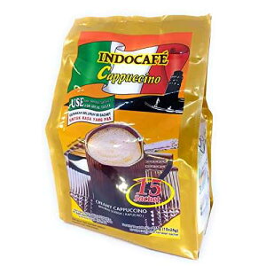 �C���h�J�t�F �J�v�`�[�m �C���X�^���g �R�[�q�[ 15 �J���b�g�A375 �O���� Indocafe Cappuccino Instant Coffee 15-ct, 375 Gram