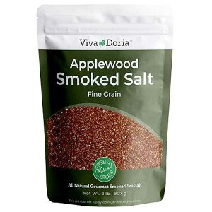 �r�o �h���A �A�b�v���E�b�h �X���[�N �V�[ �\���g - �t�@�C���O���C���A2 �|���h Viva Doria Applewood Smoked Sea Salt - Fine Grain, 2 lb
