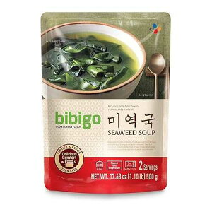 bibigo Korean Seaweed Soup, Miyeok-Guk, Ready-to-Eat, 17-ounce (1-Pack)