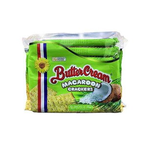 Croley Foods �o�^�[�N���[�� �N���b�J�[ - �}�J���������A8.8 �I���X (250g) 10 �� Croley Foods Buttercream Crackers - Macaroon Flavor, 8.8 oz (250g) 10 Count