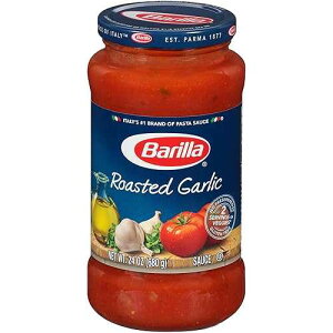 Barilla �p�X�^�\�[�X�A���[�X�g�K�[���b�N�A24 �I���X (8 �p�b�N) Barilla Pasta Sauce, Roasted Garlic, 24 Ounce (Pack of 8)