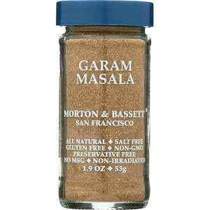 Morton & Bassett Garam Masala, 1.9 oz Non-GMO, Salt-Free, Aromatic Spice Blend for Curries, Rice & Indian Cuisine