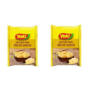 Cheese Bread Mix - Mistura para P o de Queijo - Yoki - 8.80 oz (250g) - GLUTEN-FREE - (PACK OF 02) BRCOFFEE Cheese Bread Mix - Mistura para P o de Queijo - Yoki - 8.80 oz (250g) - GLUTEN-FREE - (PACK OF 0
