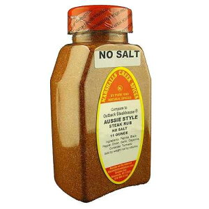 Marshall s Creek Spices Outback Steakhouse Seasoning, No Salt, 11 Ounce Marshalls Creek Spices Marshall s Creek Spices Outback Steakhouse Seasoning, No Salt, 11 Ounce