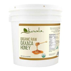 Kevala Organic Raw Oaxaca Honey - 8 lb - 3.6 kg - Raw Unfiltered - Organic Honey - Sweetener - Pure - Gluten Free - Dairy Free Kevala Organic Raw Oaxaca Honey 8 lb 3.6 kg Raw Unfiltered Organic Honey Sweetener Pure