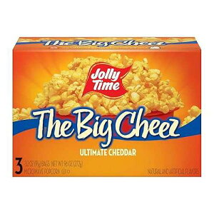 Jolly Time T Big Cheez Cheddar Cheese Microwave Popcorn, 3.2 Ounce (Pack of 3)