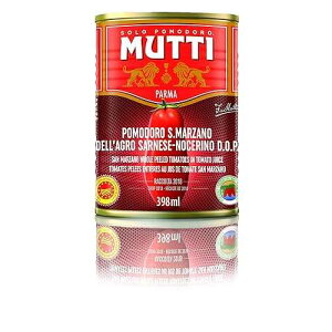 Mutti Whole Peeled Authentic San Marzano PDO Tomatoes (Pelati), 14 oz. / 6 Pack / Italy s #1 Brand of Tomatoes / Canned Tomatoes / Vegan Friendly & Gluten Free / No Additives or Preservatives