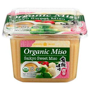 �q�J�� �I�[�K�j�b�N���X�y�[�X�g�A�����Ì��A14.1�I���X Hikari Miso Hikari Organic Miso Paste, Saikyo Sweet, 14.1 oz