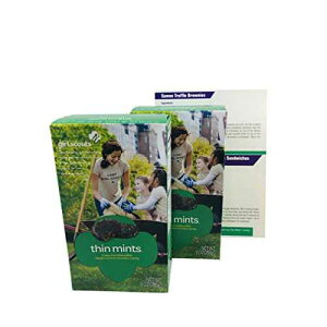 Girl Scout Cookies Thin Mints 2 Pack, 9oz Each - Comes with 4 Fun, Unique Recipes for Thin Mints, Samoas, Tagalongs and Do-si-dos