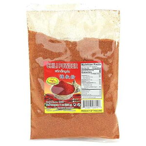 Dragonfly �z�b�g�^�C�`���p�E�_�[�A���Ӑԓ��h�q�p�E�_�[�A7�I���X / 200g �^�C���i Dragonfly Hot Thai Chili Powder, Ground Red Chili Pepper Powder, 7oz / 200g Product of Thailand