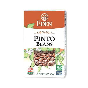 Eden Organic Pinto Beans, Dry, Non-Gmo, Usa Grown, 16 Oz