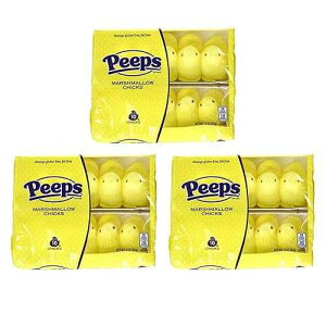 Peeps Yellow Chicks, 10 Count Package - 3 Pack - 30 Chicks Total